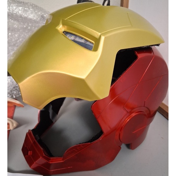iron man gold helmet MK17 Heartbreaker - Motorized Cosplay Replica the paint is as bright as a mirror XSociety Gold Iron Man Helmet